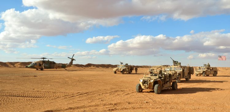 La base militar estadounidene en Al-Tanf, Siria. Foto: Wikipedia.