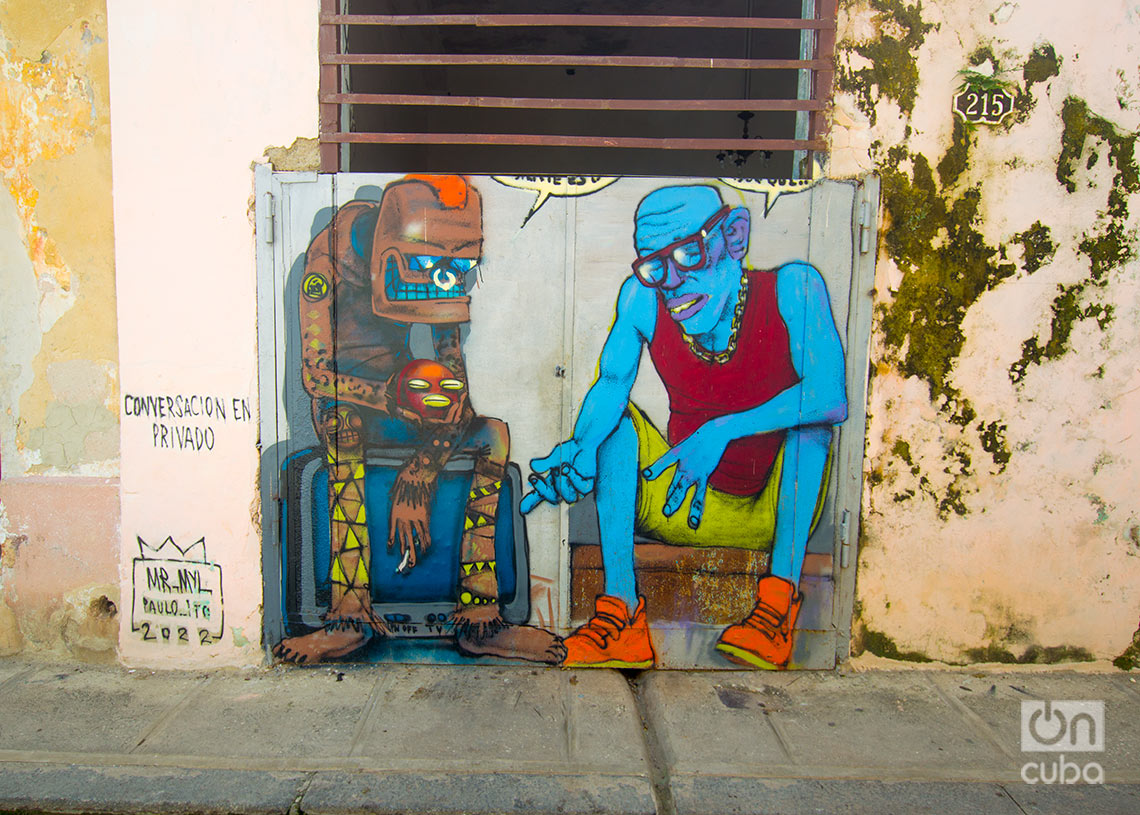 Mural en La Habana. Foto: Otmaro Rodríguez.