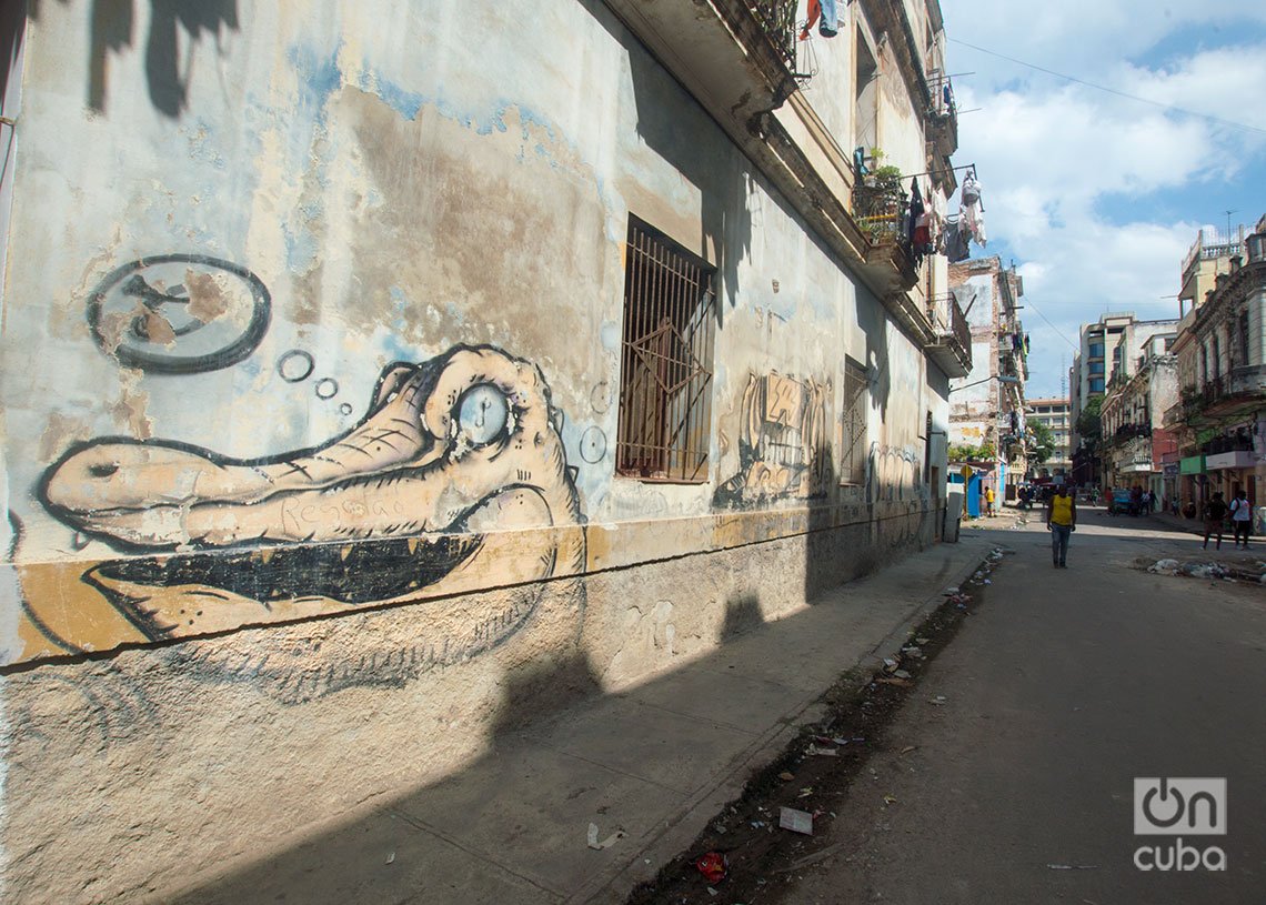 Grafitis y murales en La Habana. Foto: Otmaro Rodríguez.