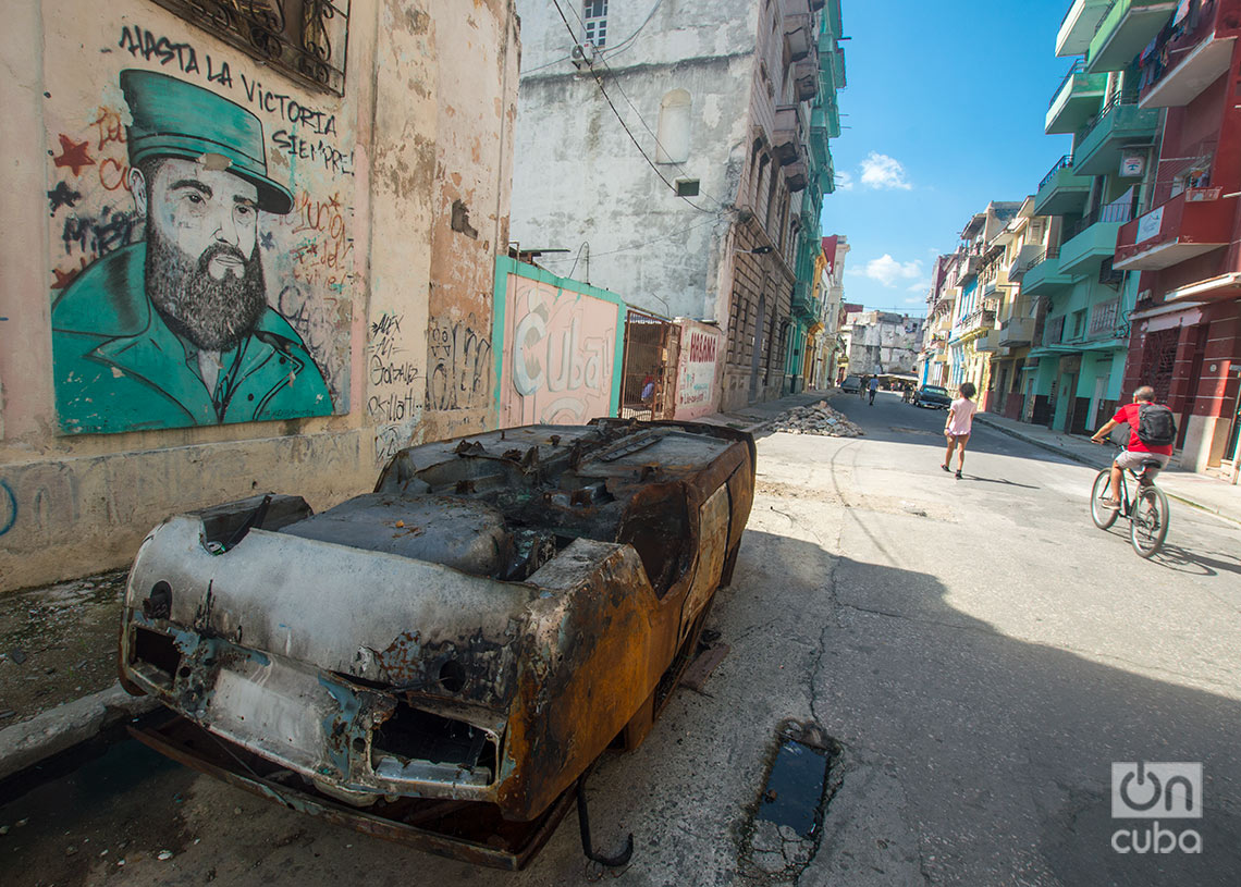 Grafitis y murales en La Habana. Foto: Otmaro Rodríguez.