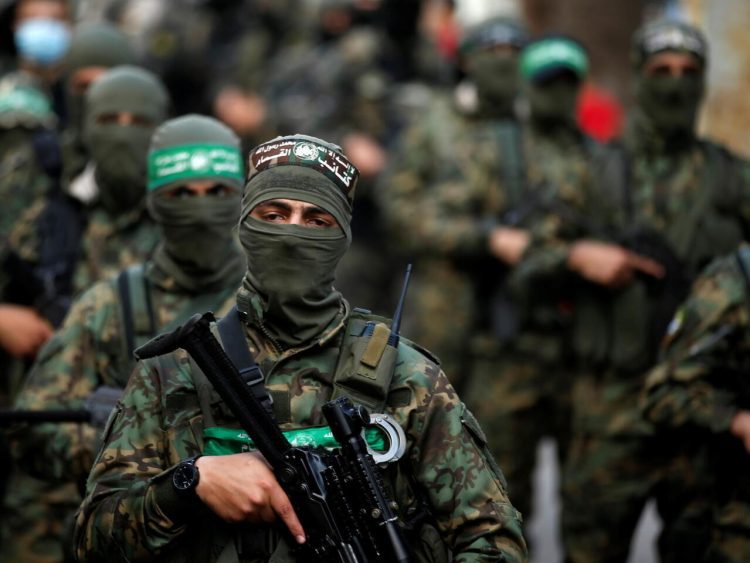 Efectivos de Hamás. Foto: Reuters.