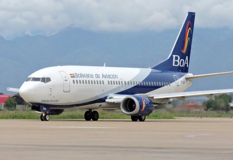 Un Boeing de BoA. Foto: La Razón.