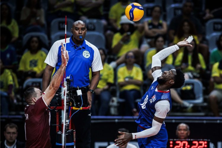 Miguel Ángel López tuvo un gran desempeño en los Juegos Panamericanos, pero el equipo acusó la falta de acople. Foto: Volleyball World