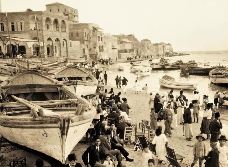 Jaffa, hoy dentro del distrito de Tel Aviv, en 1920. Foto: Palestineremembered.com