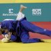 El judoca cubano Orlando Polanco (de azul), bronce en los 66 kg en los Juegos Panamericanos de Santiago de Chile. Foto: Jit / Facebook.