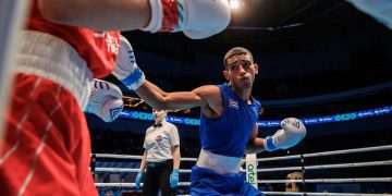 El boxeador cubano Saidel Horta (60 kg) aseguró su presencia en los Juegos Panamericanos de Lima 2027. Foto: Roberto Morejón / Jit / Archivo.