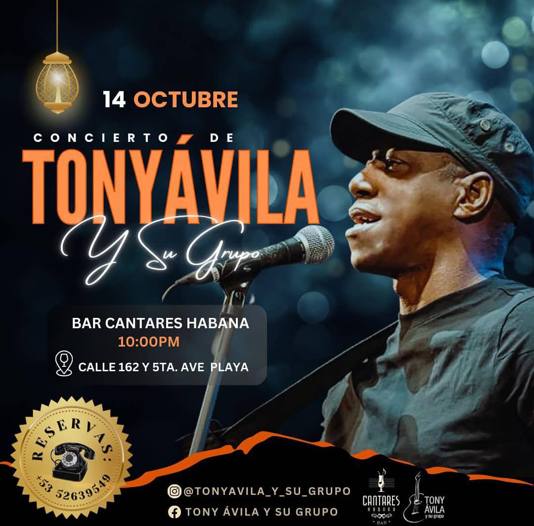 tony ávila en cantares habana