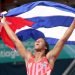 Milaimys Marín consiguió la segunda medalla de oro para la lucha femenina cubana en los Juegos Panamericanos. Foto: Tomada de ACN.