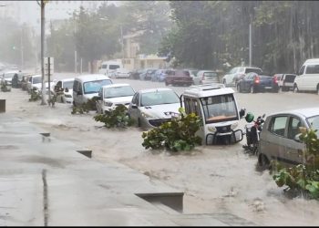 Inundaciones en La Habana. Foto: FB.