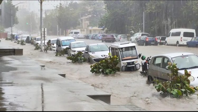 Inundaciones en La Habana. Foto: FB.