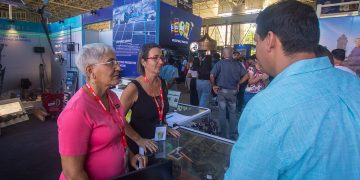 Estand de la mipyme privada Renova en la Feria Internacional de La Habana FIHAV 2023. Foto: Otmaro Rodríguez.