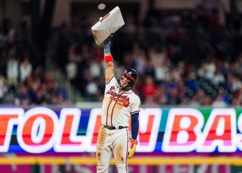 En 2023, el venezolano Ronald Acuña Jr. dejó números nunca antes vistos en la historia de MLB. Foto:  Matthew Grimes Jr./Atlanta Braves/Getty Images.