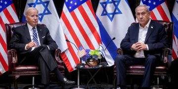 El presidente Joe Biden durante un encuentro con el primer ministro de Israel, Benjamín Netanyahu. Foto: CNN / Archivo.