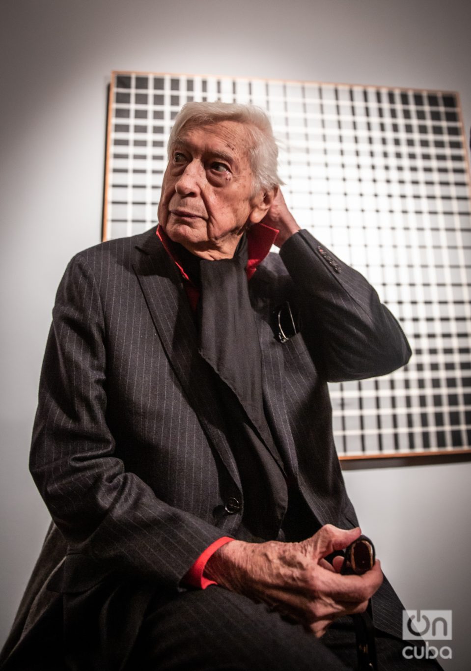 Julio Le Parc, célebre artista plástico argentino, pionero del arte cinético. Foto: Kaloian.