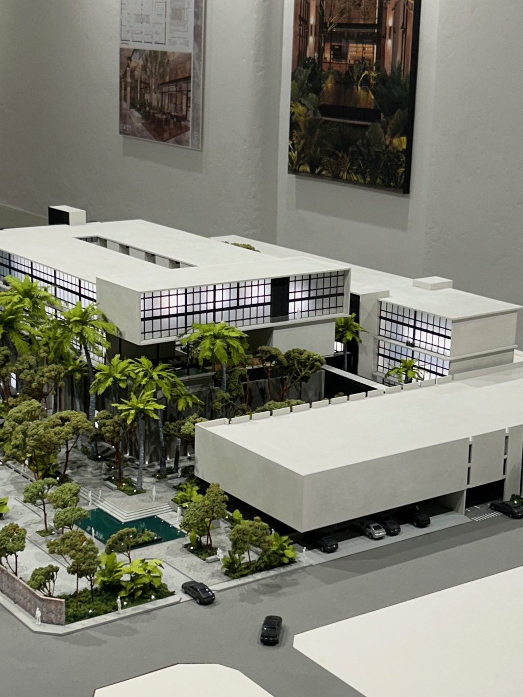 Maqueta del Centro de Arte y diseño de Yucatán, proyecto del arquitecto Henry Ponce.