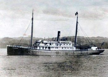 Barco empleado por la Compañía de Menéndez.
