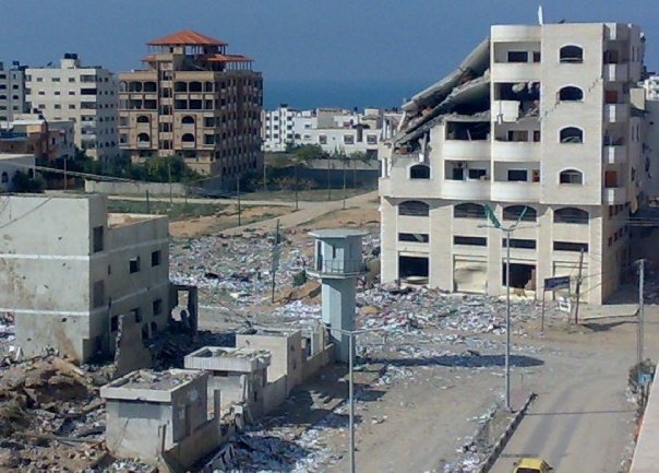 Gaza vista por Hasan Najjar, 2008.