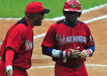 Ariel Sánchez ha trabajado con seis mentores durante sus 18 temporadas con los Cocodrilos de Matanzas. Foto: Ricardo López Hevia.
