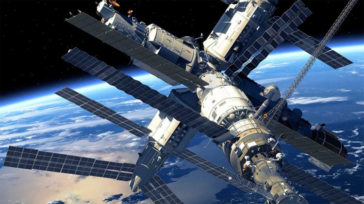 La Estación Espacial Internacional (ISS). Foto: Fundación Aquae.