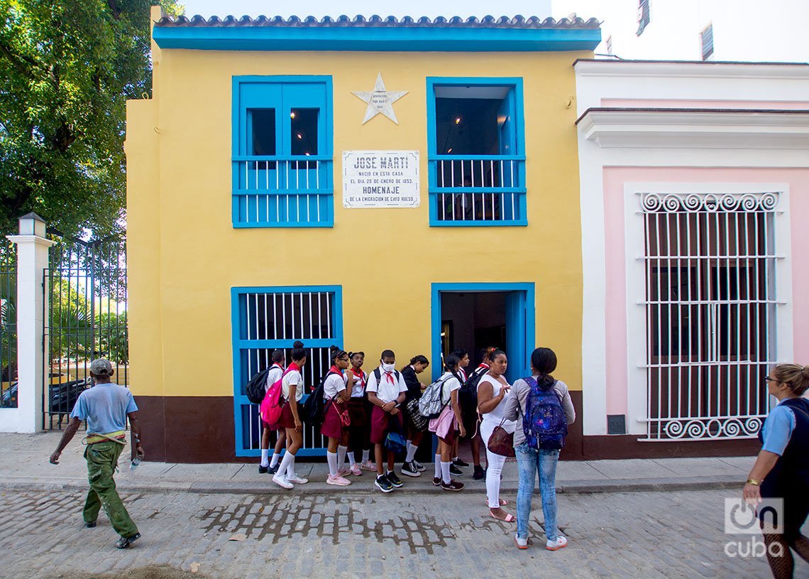 Museo Casa Natal de José Martí, en la calle de Paula, en La Habana. Foto: Otmaro Rodríguez.