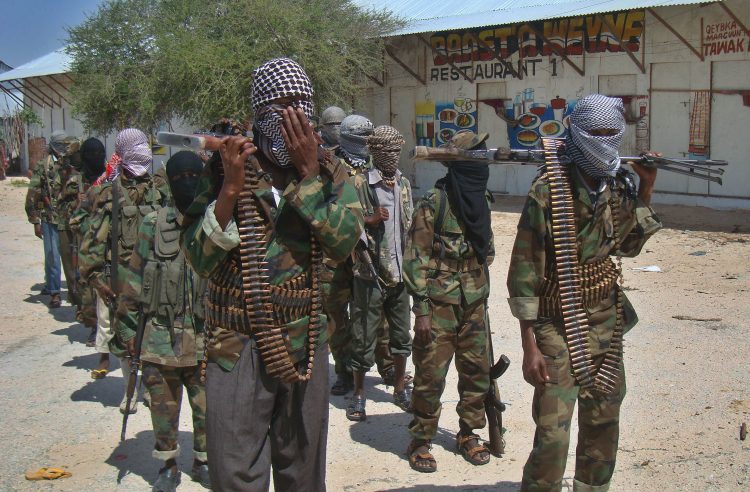 Efectivos de Al Shabab en Somalia. Foto: AFP.