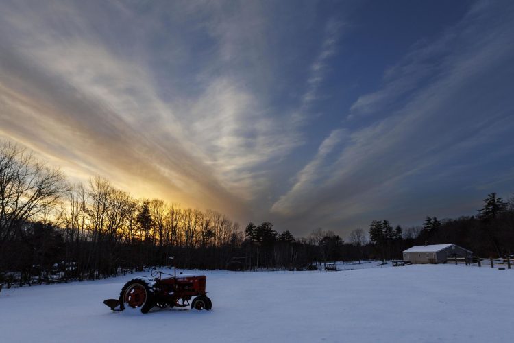 Una granja en New Hampshire. Foto: EFE.