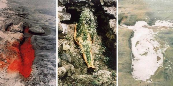 Landscape and body. Ana Mendieta, 1972. Photo: History and Art