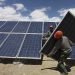 Trabajos de expansión de la energía solar en Camagüey. Foto: Adelante / Archivo.