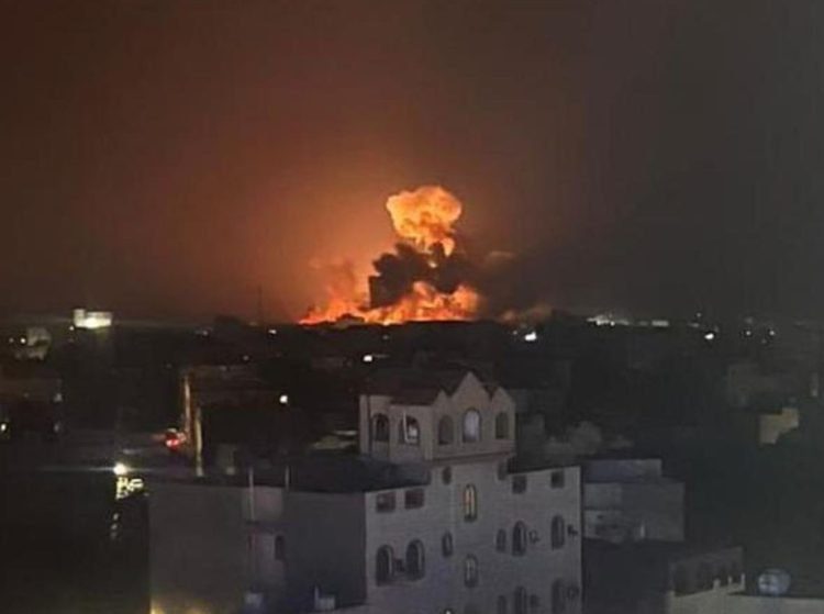 Bombardeos sobre Yemen. Foto: ARA.