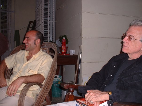 Con Antón Arrufat en La Habana, 2005. 