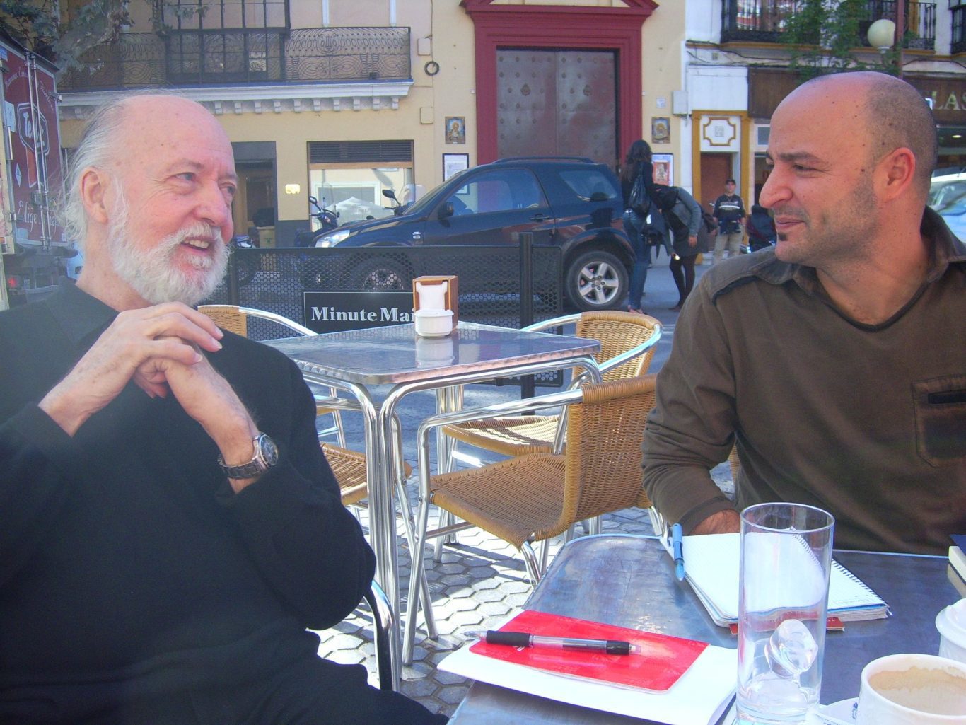 Con Edmundo Desnoes en Sevilla, 2007.