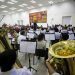 La Sinfónica de Vientos de la Universidad de Cornell, Estados Unidos, durante un concierto en la Casa de las Américas, en La Habana. Foto: Casa de las Américas / Facebook.