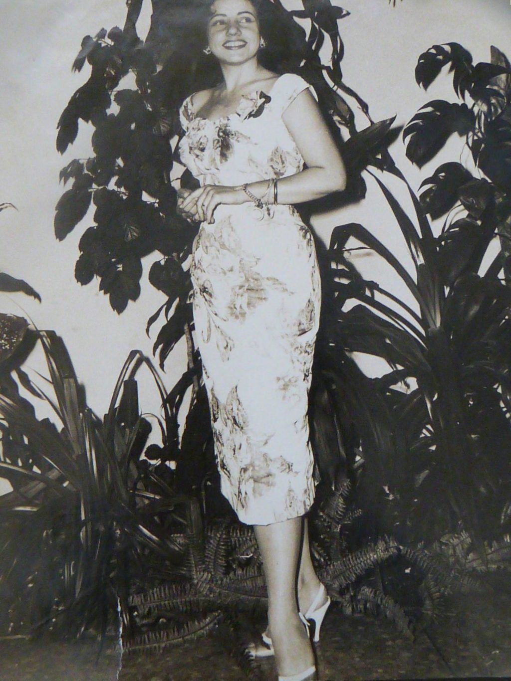 María Elena LLana a fines de los 50. Foto: Cortesía de la entrevistada.