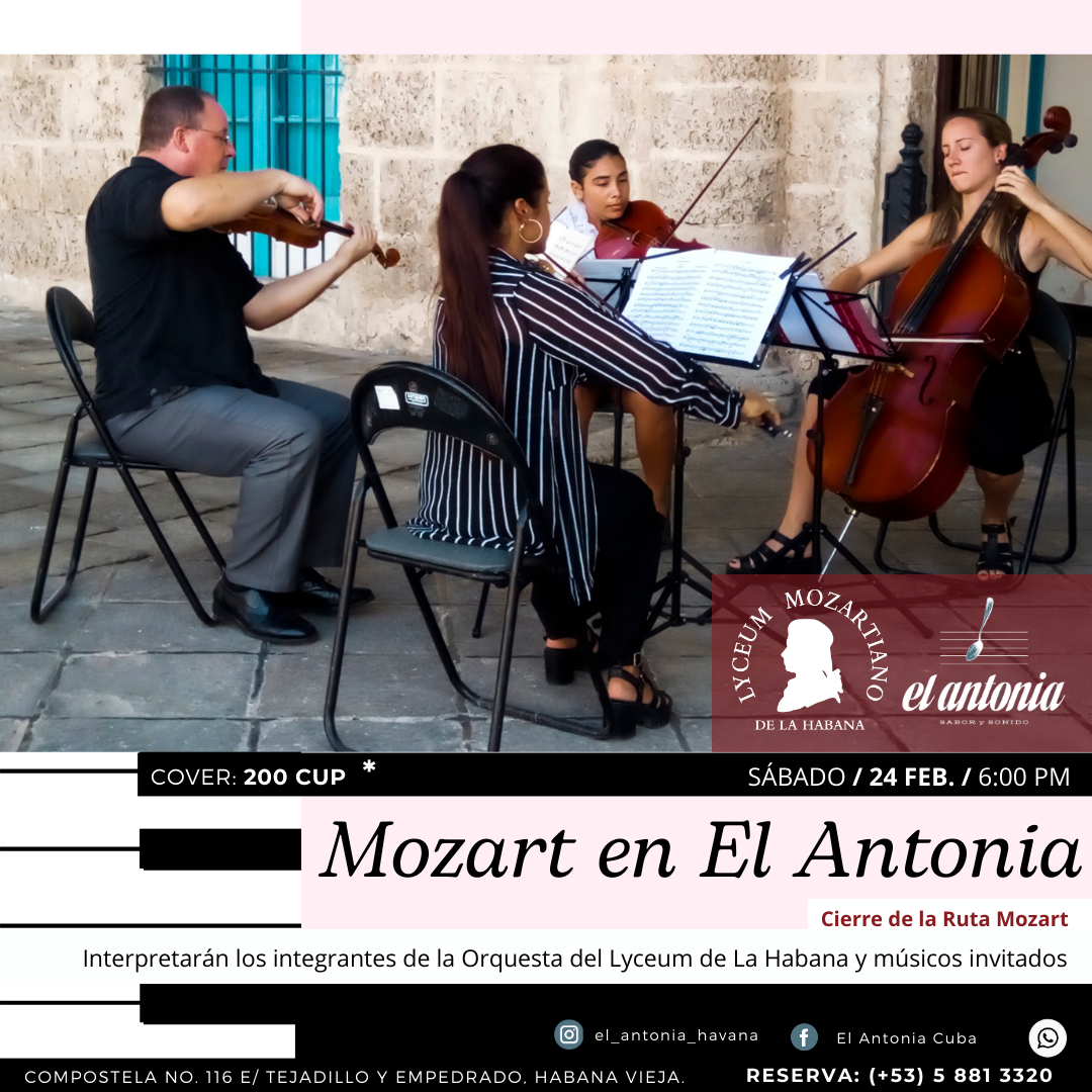 24 feb, Ruta de Mozart, El Antonia