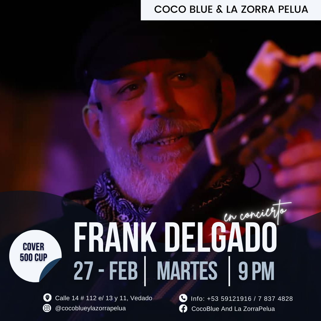Frank Delgado en Coco Blues