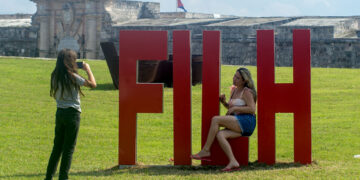 32 Feria Internacional del Libro de La Habana, en la fortaleza de San Carlos de La Cabaña. Foto: Otmaro Rodríguez.
