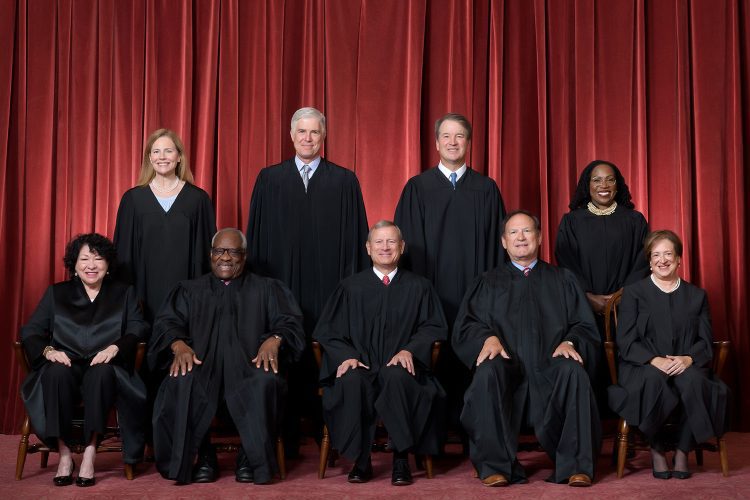 La actual Corte Suprema de EEUU. Foto: Corte Suprema.
