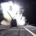 Lanzamiento de misil desde un buque de la marina estadounidense frente a Yemen. Foto: Comando Central de EEUU/Efe.