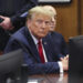 Trump en una corte criminal de Manhattan el pasado 15 de febrero de 2024, Foto: AP.