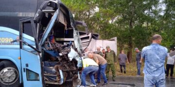 Accidente de tránsito en Manicaragua, Villa Clara. Foto: Tomada del perfil de Facebook de Radio Arimao / Archivo.