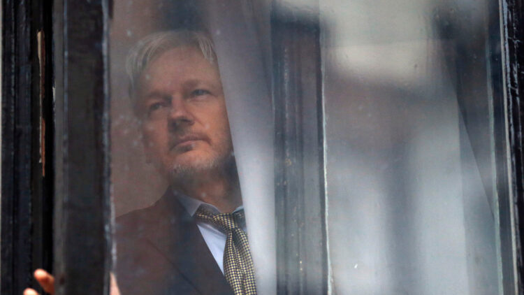 Julian Assange. Foto: Tomada de The New York Times (online).
