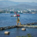 Vista de la zona industrial enclavada en la bahía de Santiago de Cuba. Foto: Kaloian.