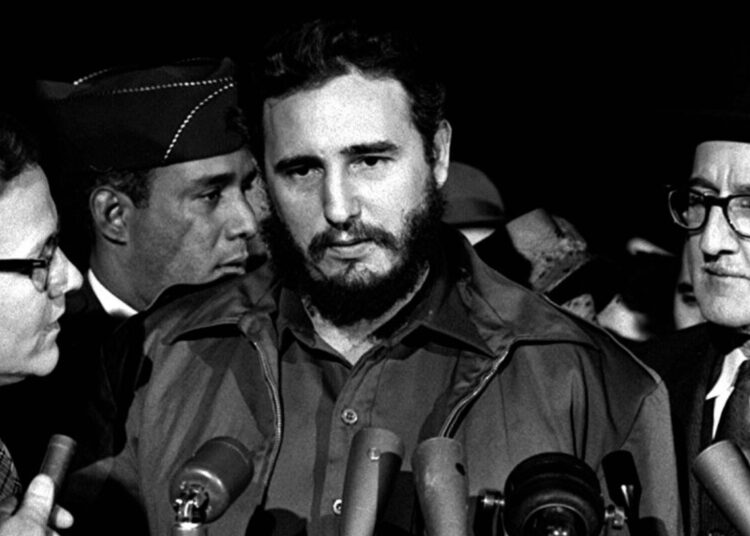 Fidel Castro en Washington, 1959.