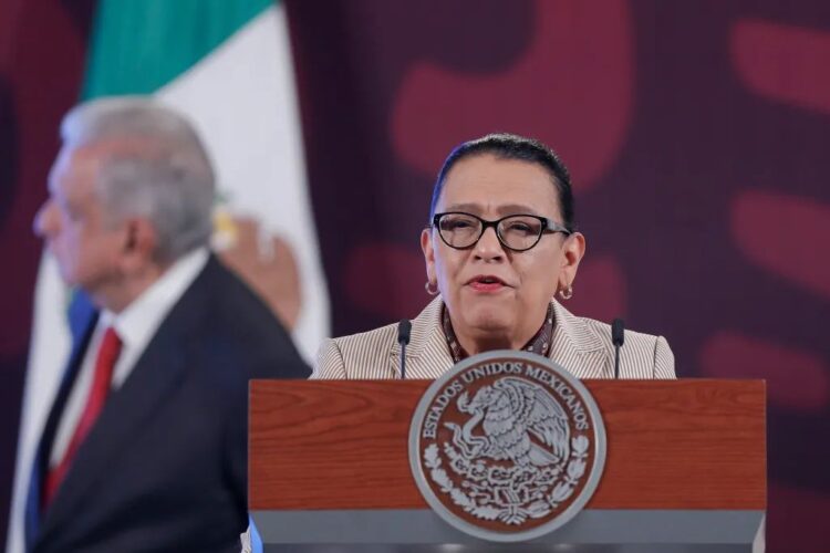 La secretaria de Seguridad y Protección Ciudadana de México, Rosa Icela Rodríguez . Foto EFE.