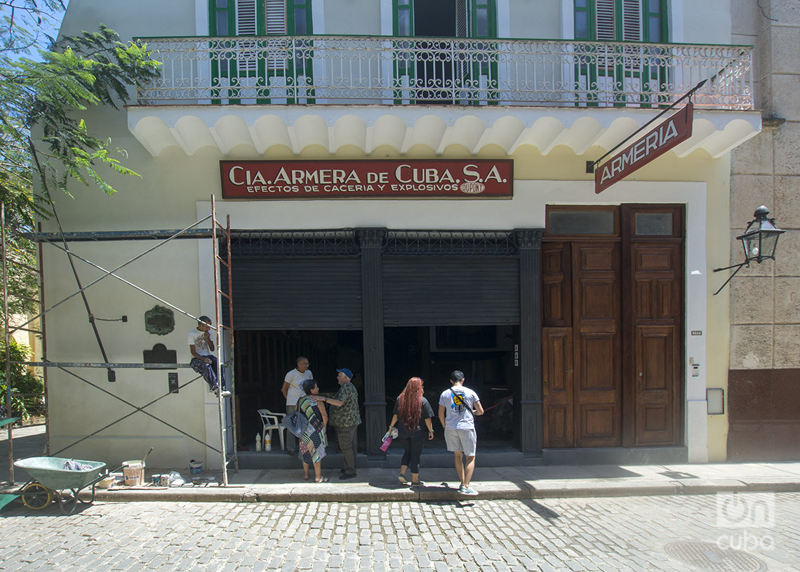 Museo Armería 9 de Abril, en la calle Mercaderes # 157. Foto: Otmaro Rodríguez.