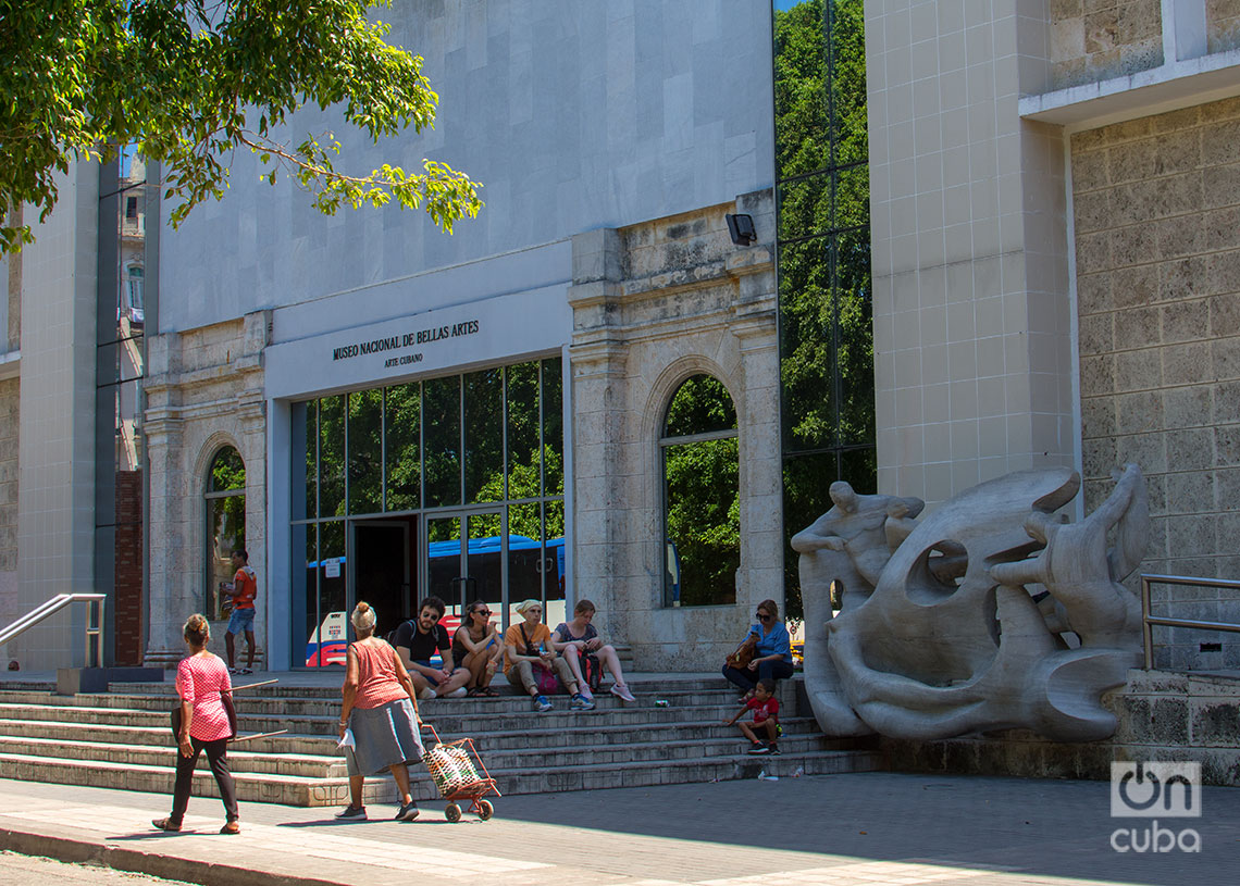 La sede de arte cubano del Museo Nacional de Bellas Artes, ubicada en Trocadero e/ Zulueta y Monserrate. Foto: Otmaro Rodríguez.