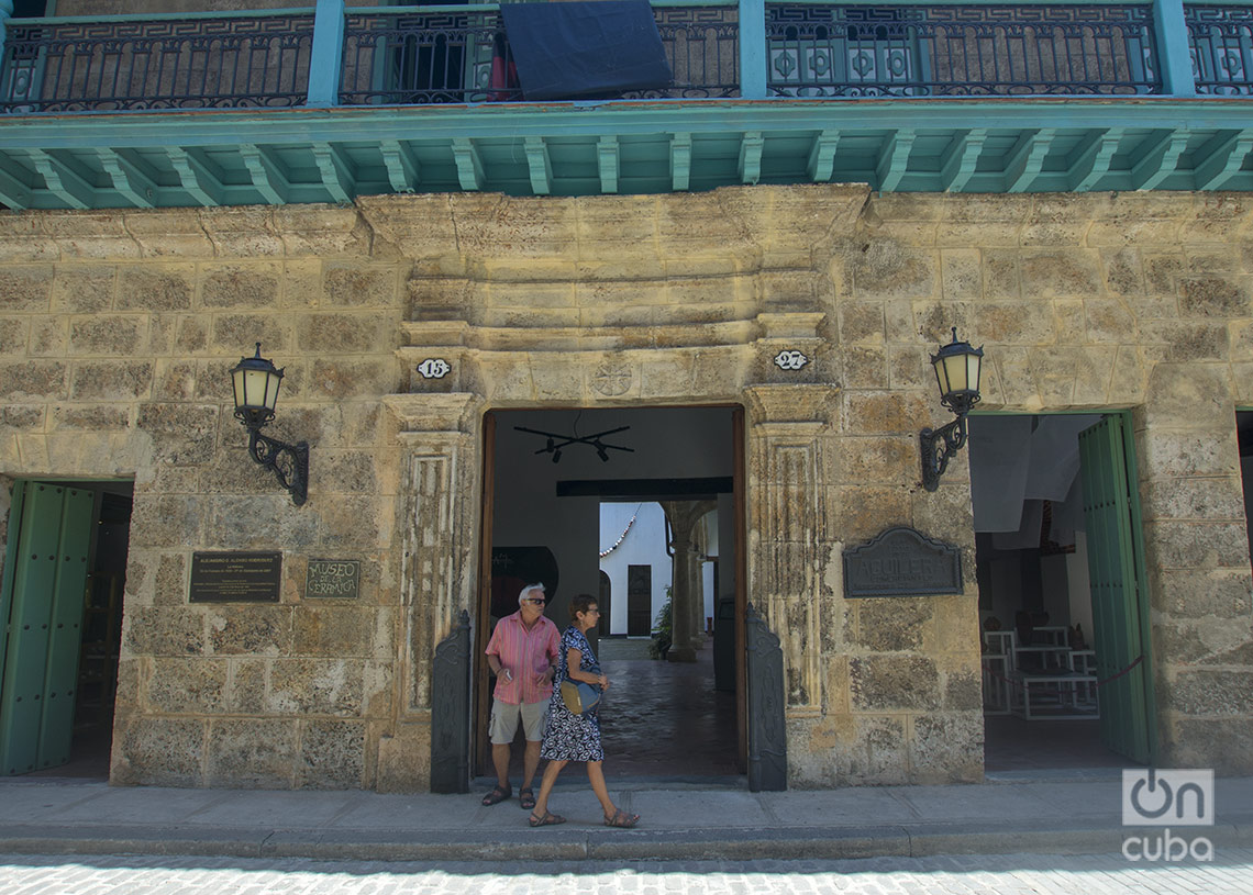 Museo Nacional de Cerámica Contemporánea Cubana, en la calle Mercaderes, esquina Amargura. Foto: Otmaro Rodríguez.