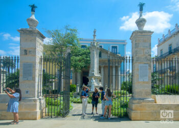 Museo El Templete, en el sitio fundacional de La Habana, ubicado en la Plaza de Armas del centro histórico. Foto: Otmaro Rodríguez.