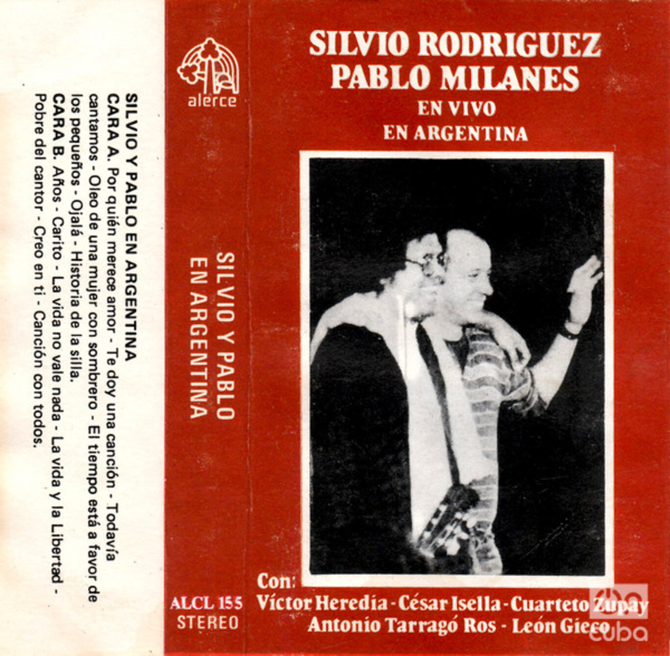 Silvio Rodríguez – Pablo Milanés: En vivo en Argentina published in 1984.