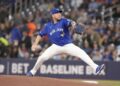 Yariel Rodríguez con los Blue Jays. Foto: Chris Young/The Canadian Press.